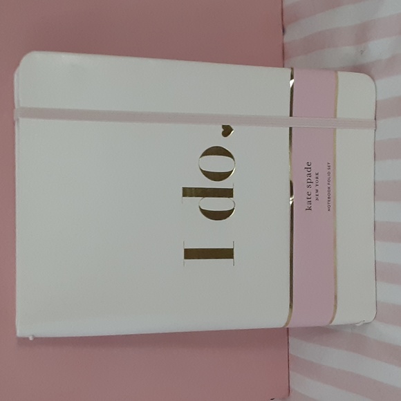 kate spade Other - Kate Spade "I Do" Notebook Folio Set